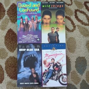 Bundle Of 4 VHS (1 Screener) Tested